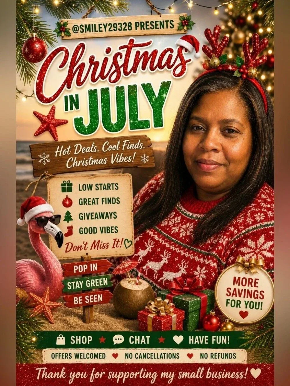 Smileys Christmas In July GiftAway - Picture 1 of 1